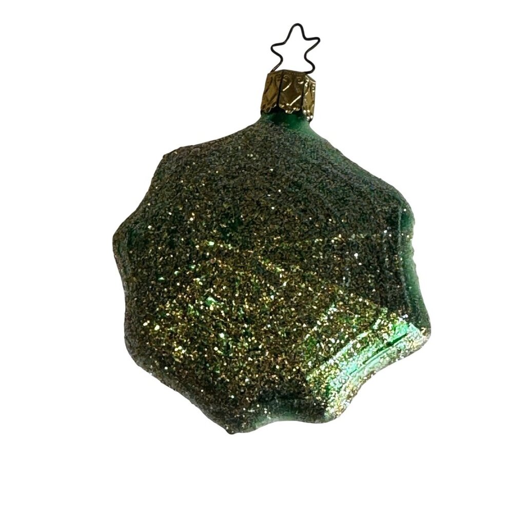 Old World Christmas Glass Ornament Spider on Web 3" Retired w/Box Glitter - Picture 3 of 5